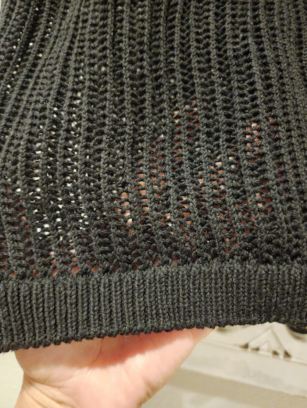 ZARA KNITTED HIFG NECK VEST IN BLACK NWT SIZE L/XL - Picture 10 of 16